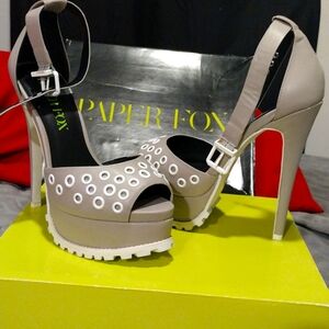 Paper Fox High Heel Shoes
